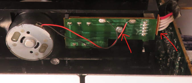 Motor connection board