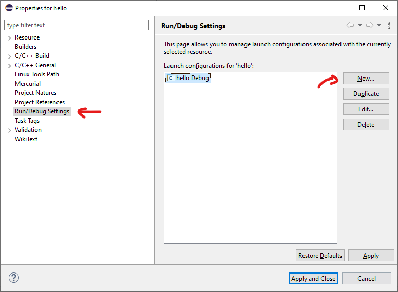 Project Properties Error Parser