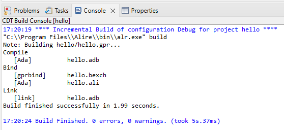 Project Properties Error Parser