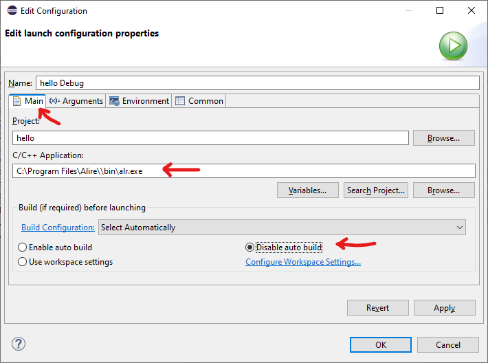 Project Properties Error Parser